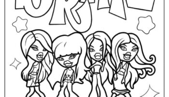 29 Bratz Coloring Pages Free PDF Printables 