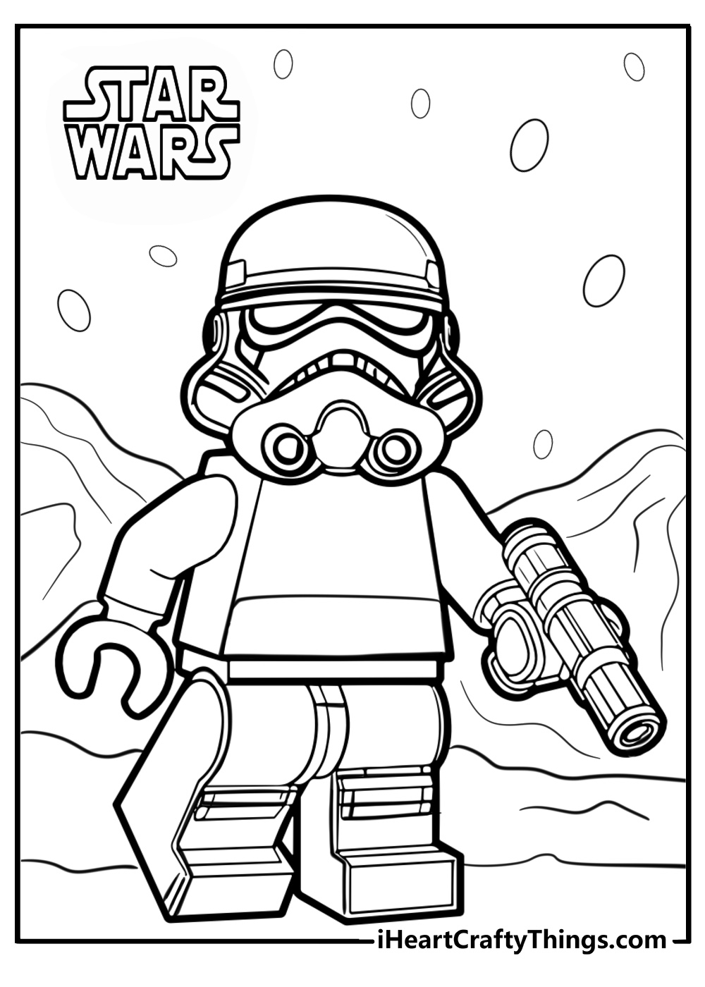 30 Free LEGO Star Wars Coloring Pages Easy PDF Printables 