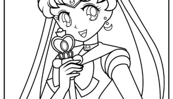 30 Free Sailor Moon Coloring Pages Easy Printable PDFs 