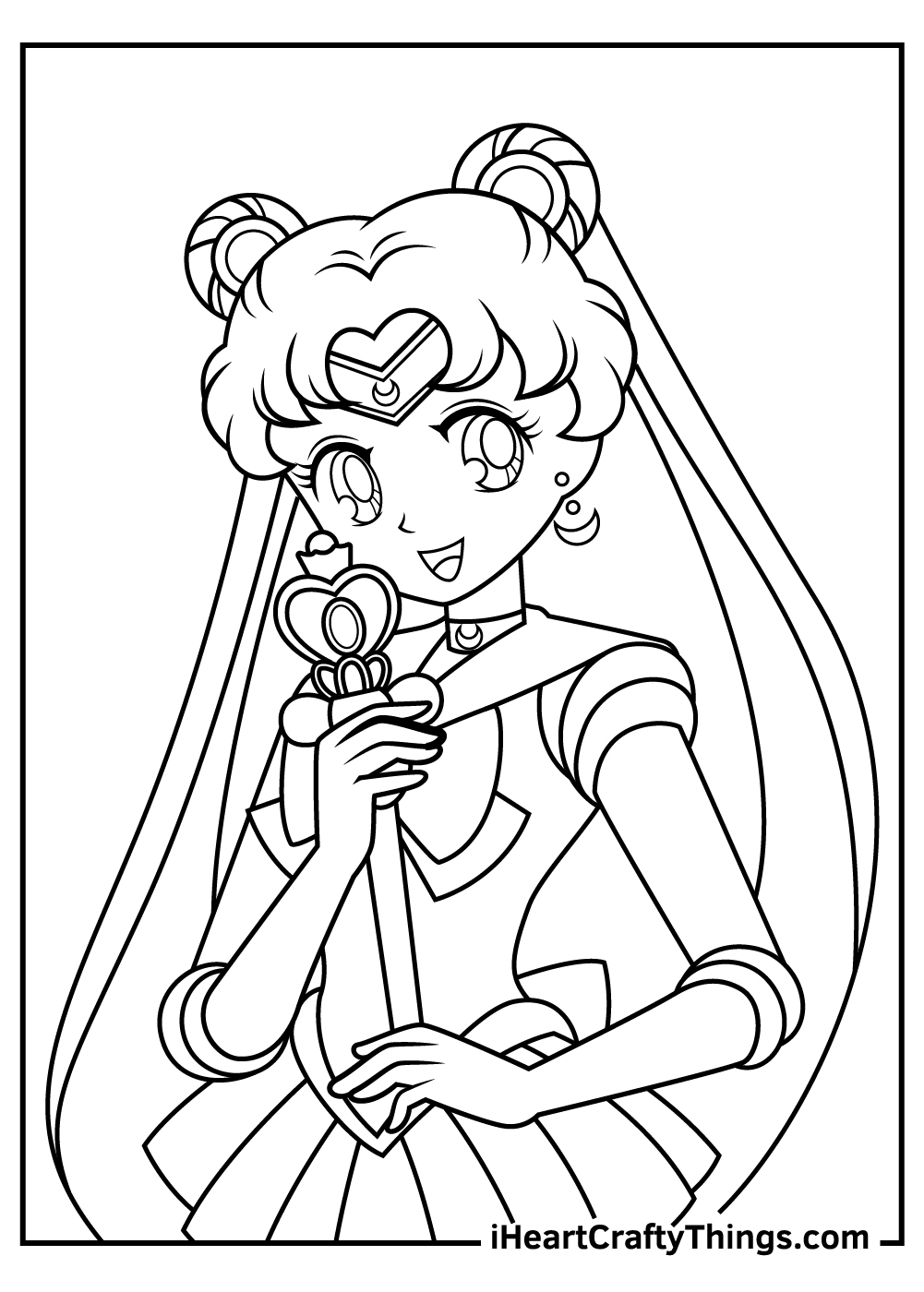 30 Free Sailor Moon Coloring Pages Easy Printable PDFs 