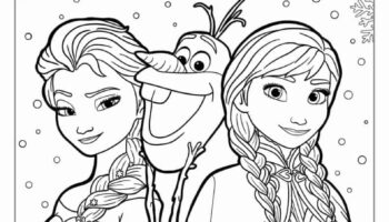 30 Frozen Coloring Pages Free PDF Printables 