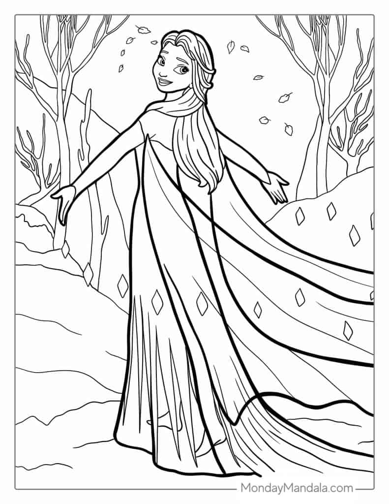 free printable coloring pages of elsa from frozen free printable coloring pages of elsa from frozen