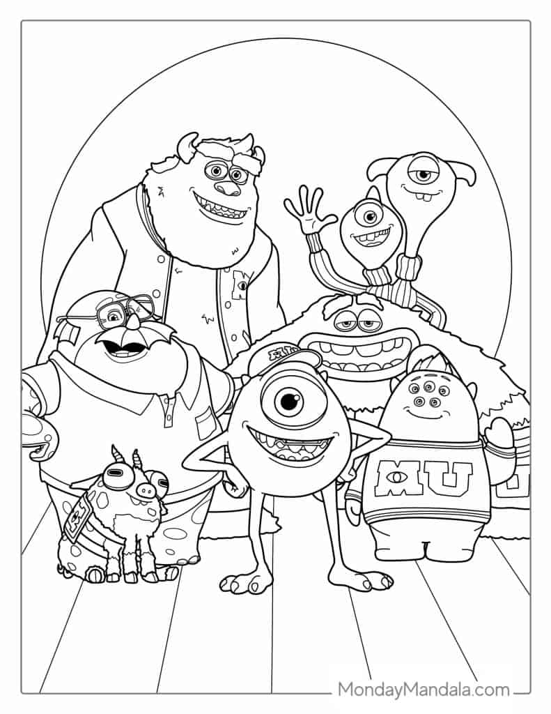 30 Monsters Inc Coloring Pages Free PDF Printables 30 Monsters Inc Coloring Pages Free PDF Printables