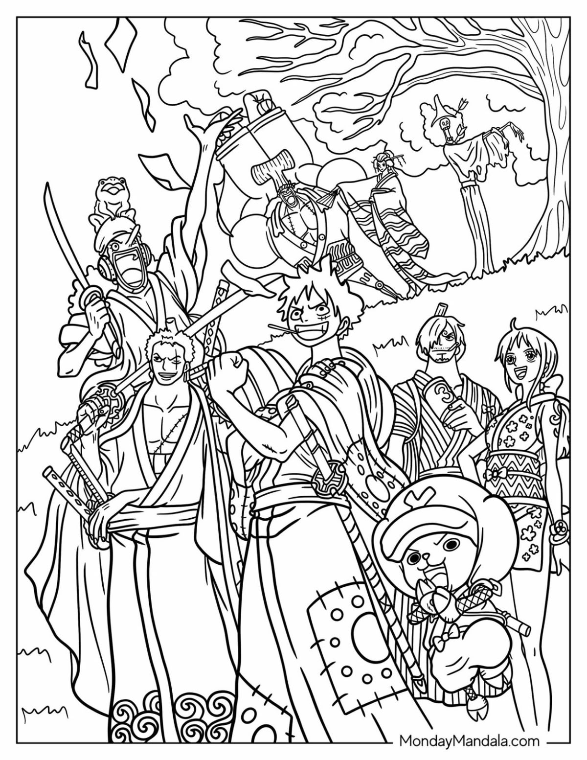 30 One Piece Coloring Pages Free PDF Printables 30 One Piece Coloring Pages Free PDF Printables
