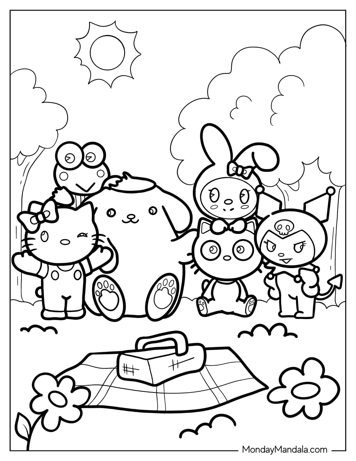 30 Sanrio Coloring Pages Free PDF Printables 30 Sanrio Coloring Pages Free PDF Printables