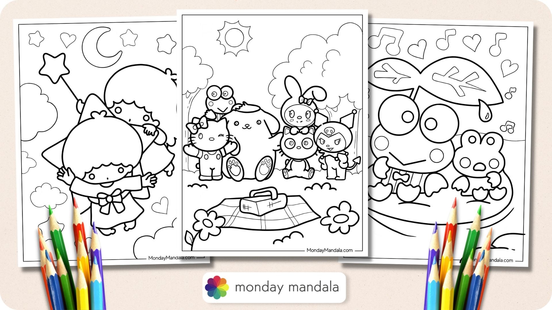30 Sanrio Coloring Pages Free PDF Printables 30 Sanrio Coloring Pages Free PDF Printables