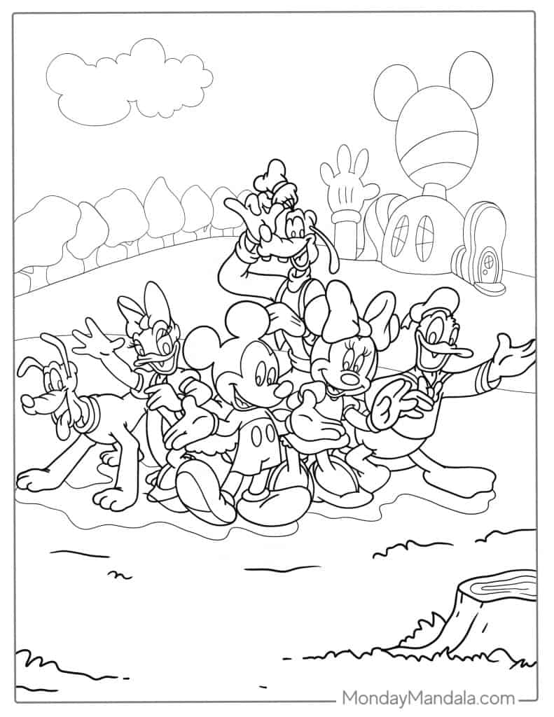 32 Mickey Mouse Coloring Pages Free PDF Printables 32 Mickey Mouse Coloring Pages Free PDF Printables