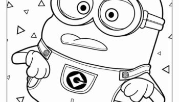 32 Minion Coloring Pages Free PDF Printables 