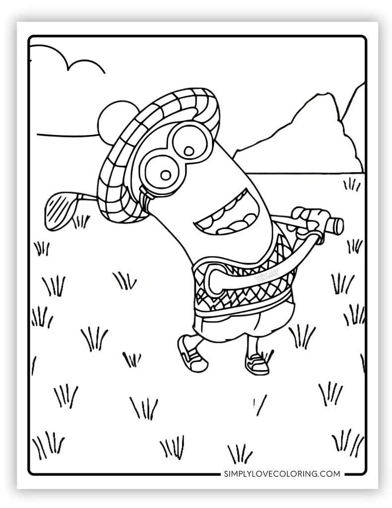32 Minion Coloring Pages Free PDF Printables Simply Love Coloring