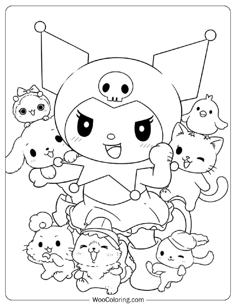 34 Kuromi Coloring Pages Free PDF To Print Woo Coloring 34 Kuromi Coloring Pages Free PDF To Print Woo Coloring