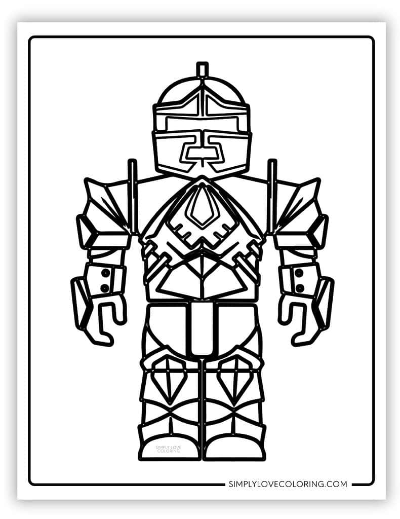 roblox characters coloring pages roblox characters coloring pages