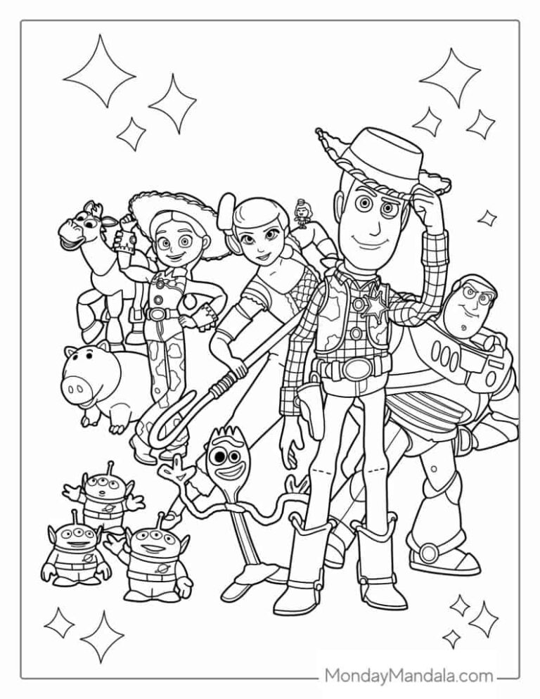 34 Toy Story Coloring Pages Free PDF Printables 