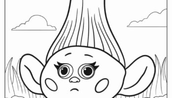 34 Trolls Coloring Pages Free PDF Printables 