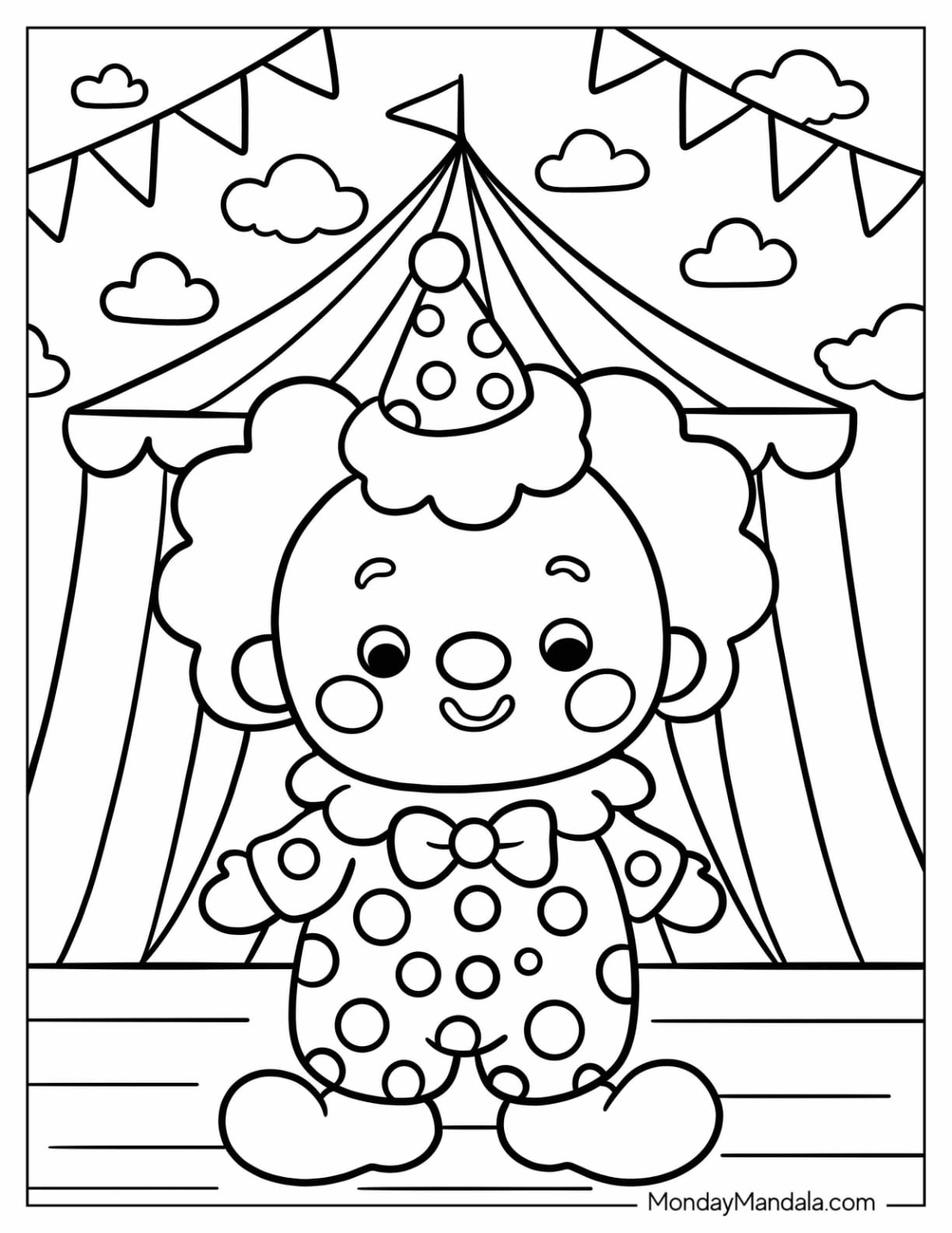 35 Clown Coloring Pages Free PDF Printables 35 Clown Coloring Pages Free PDF Printables