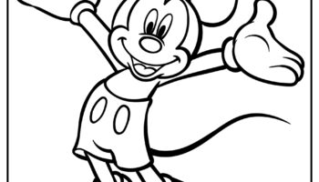 35 Free Mickey Mouse Coloring Pages Easy Printable PDFs 
