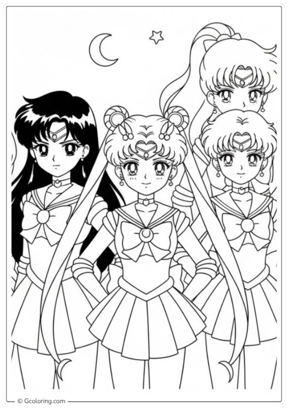 35 Free Sailor Moon Coloring Pages Printable PDF Gcoloring