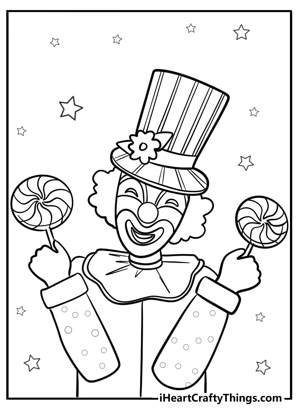 36 Clown Coloring Pages Printable PDF Sheets For Free 36 Clown Coloring Pages Printable PDF Sheets For Free