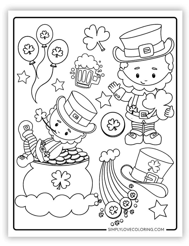 free printable saint patrick's day coloring pages free printable saint patrick's day coloring pages