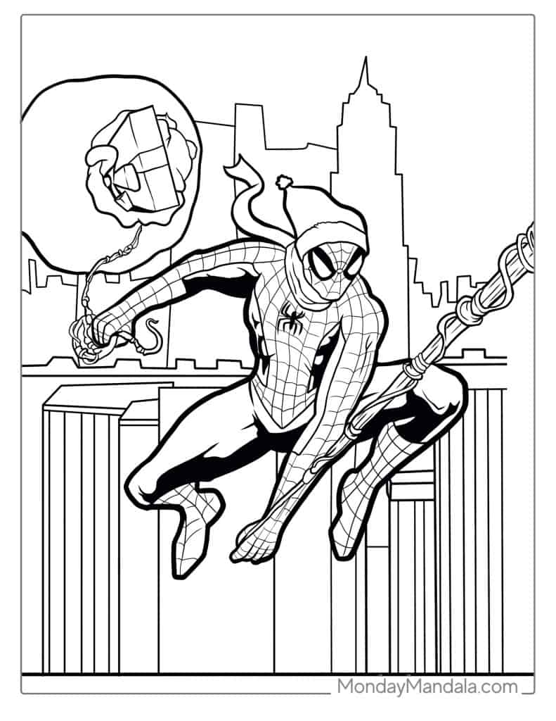 40 Spider Man Coloring Pages Free PDF Printables 