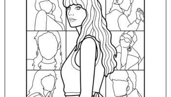40 Taylor Swift Coloring Pages Free PDF Printables 