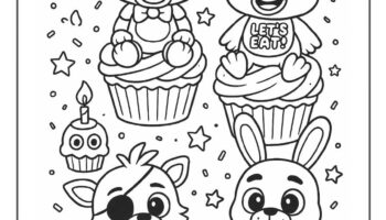 42 Free FNAF Coloring Pages Print PDFs Free 