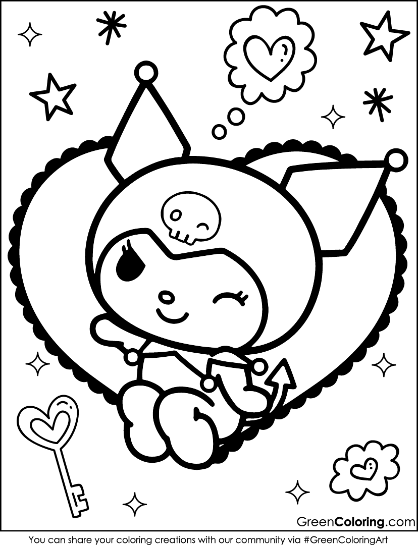 42 Kuromi Coloring Pages Free PDF Printables 42 Kuromi Coloring Pages Free PDF Printables