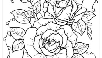 42 Rose Coloring Pages Free PDF Printables 