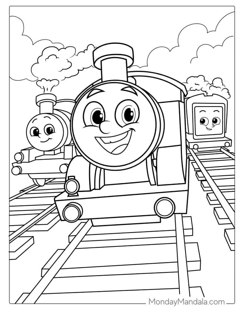 42 Thomas Friends Coloring Pages Free PDF Printables 