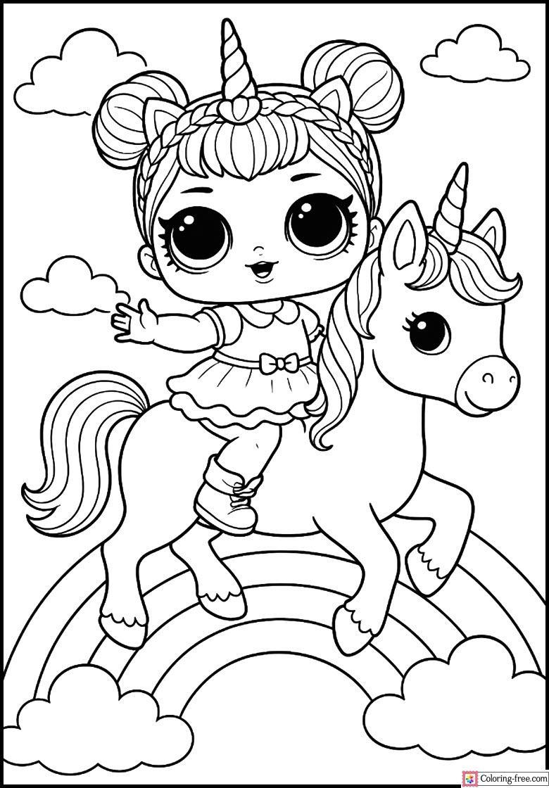 4331 Page Magical LOL Riding A Unicorn On A Rainbow Kids 4331 Page Magical LOL Riding A Unicorn On A Rainbow Kids