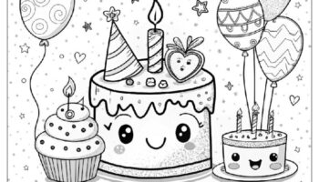 48 Happy Birthday Coloring Pages Free PDF To Print Woo Coloring