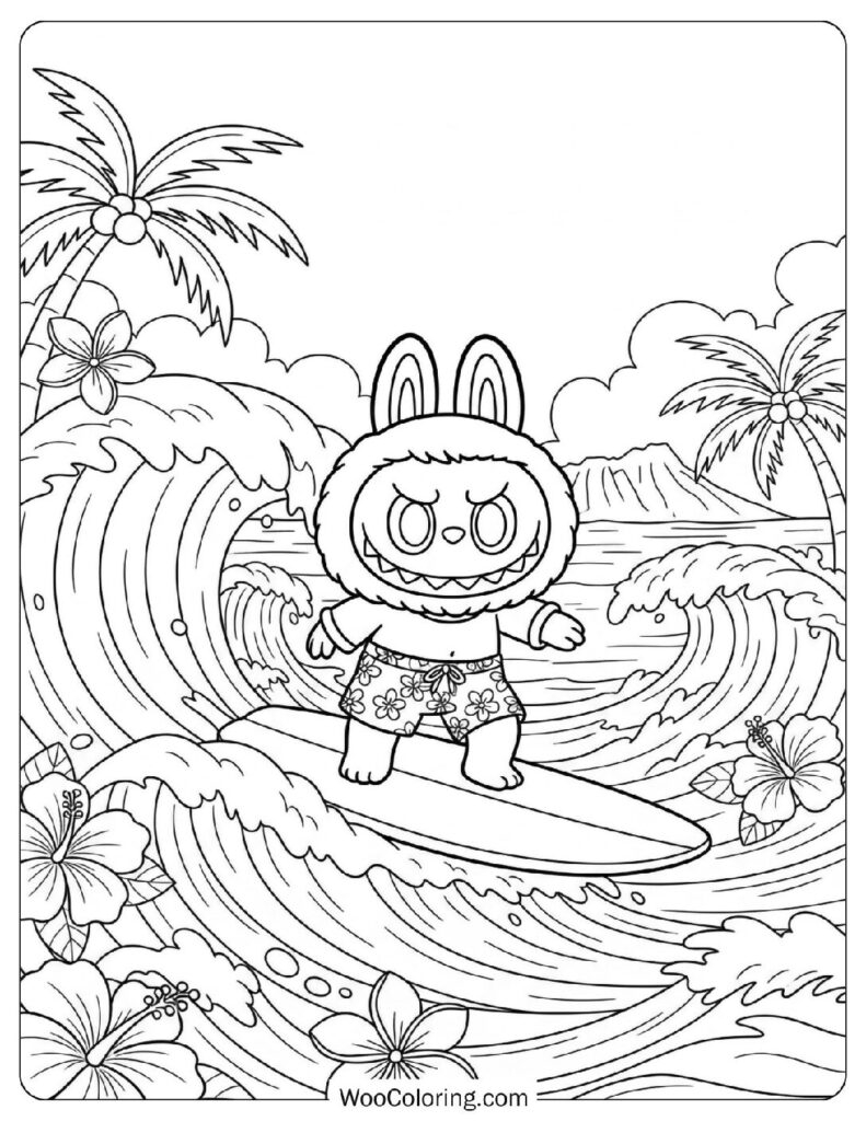 48 Labubu Coloring Pages Free PDF To Print Woo Coloring