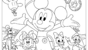 48 Mickey Mouse Coloring Pages Free PDF To Print Woo Coloring