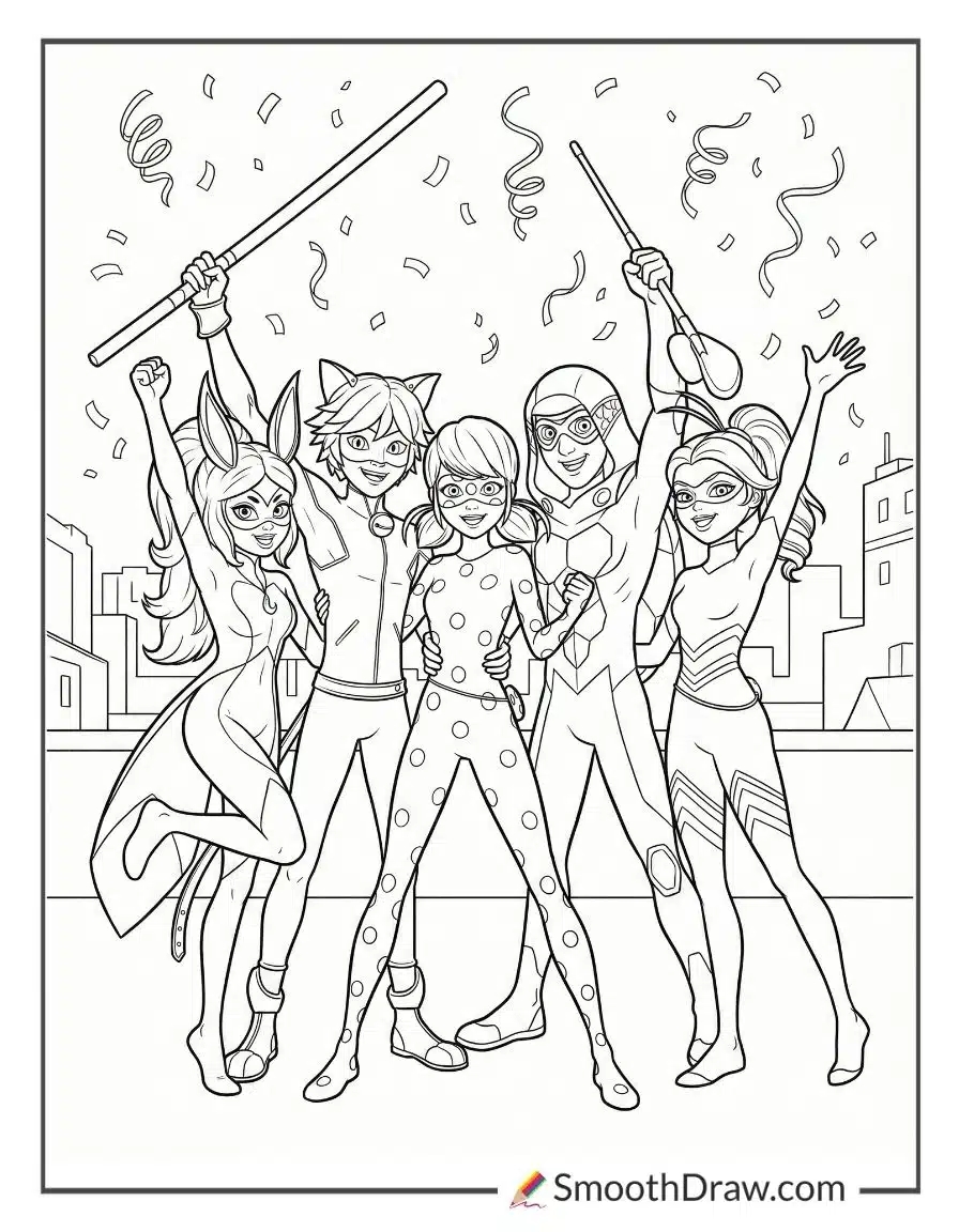 48 Miraculous Ladybug Coloring Pages Free Printables 48 Miraculous Ladybug Coloring Pages Free Printables