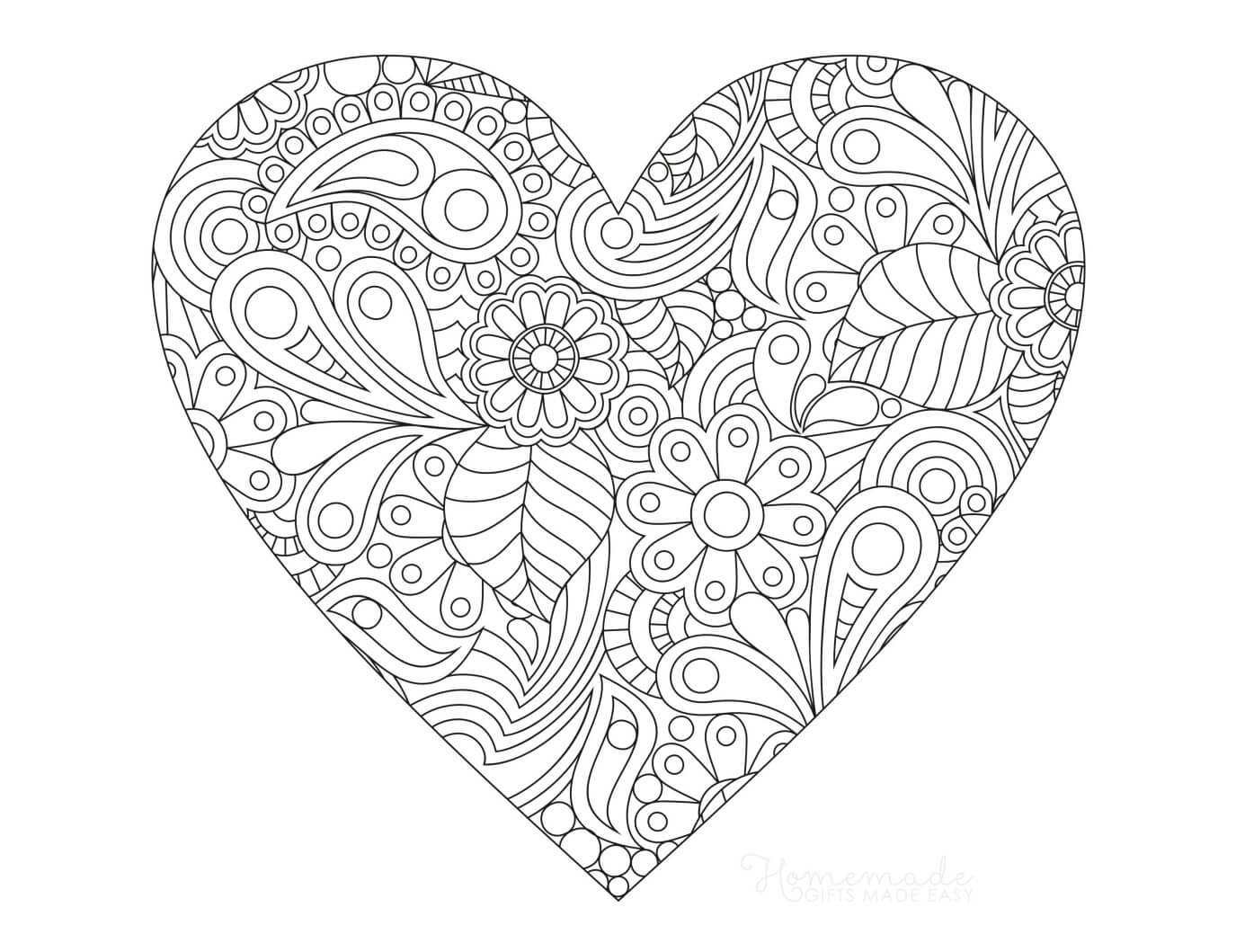 printable coloring pages of hearts printable coloring pages of hearts