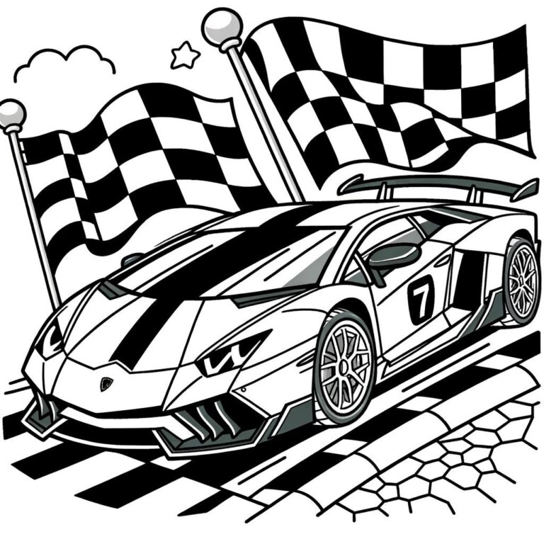 5 Car Coloring Pages Car Coloring Pages Cool Car Coloring Pages Etsy Norway