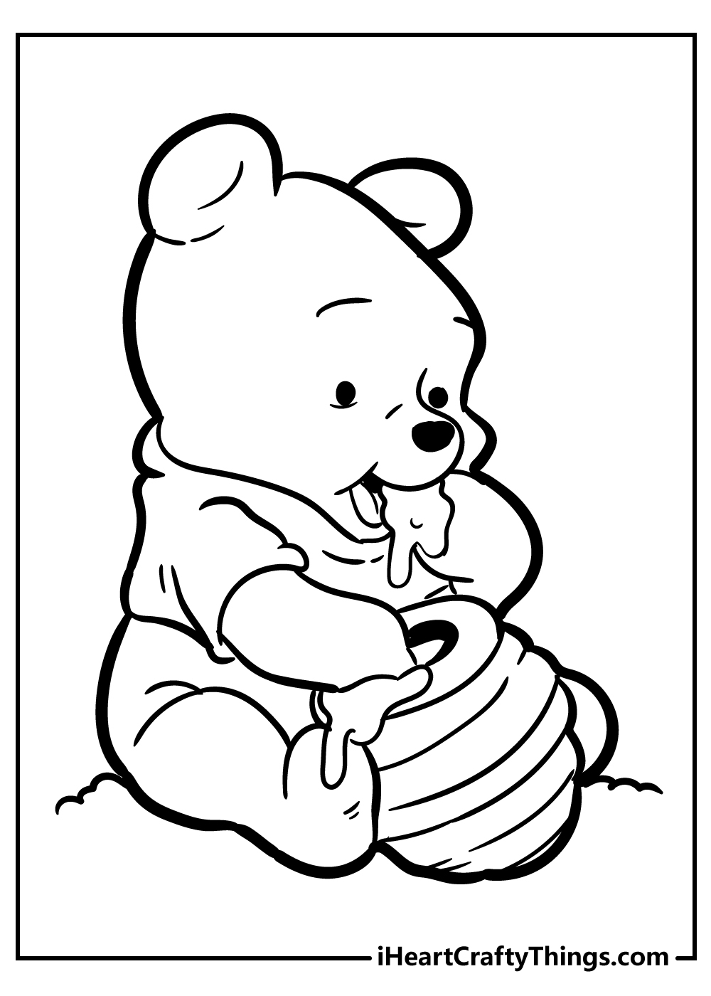 50 Free Winnie The Pooh Coloring Pages Easy PDF Printables 