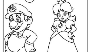50 Mario Coloring Pages Free PDF Printables 