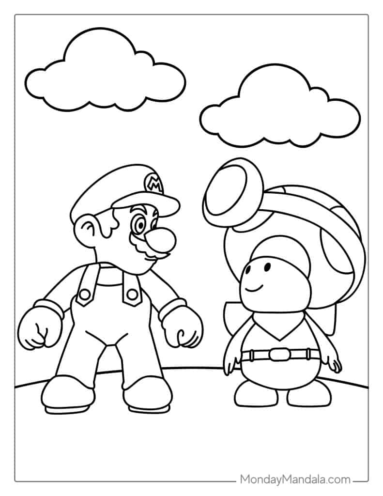 50 Mario Coloring Pages Free PDF Printables 50 Mario Coloring Pages Free PDF Printables