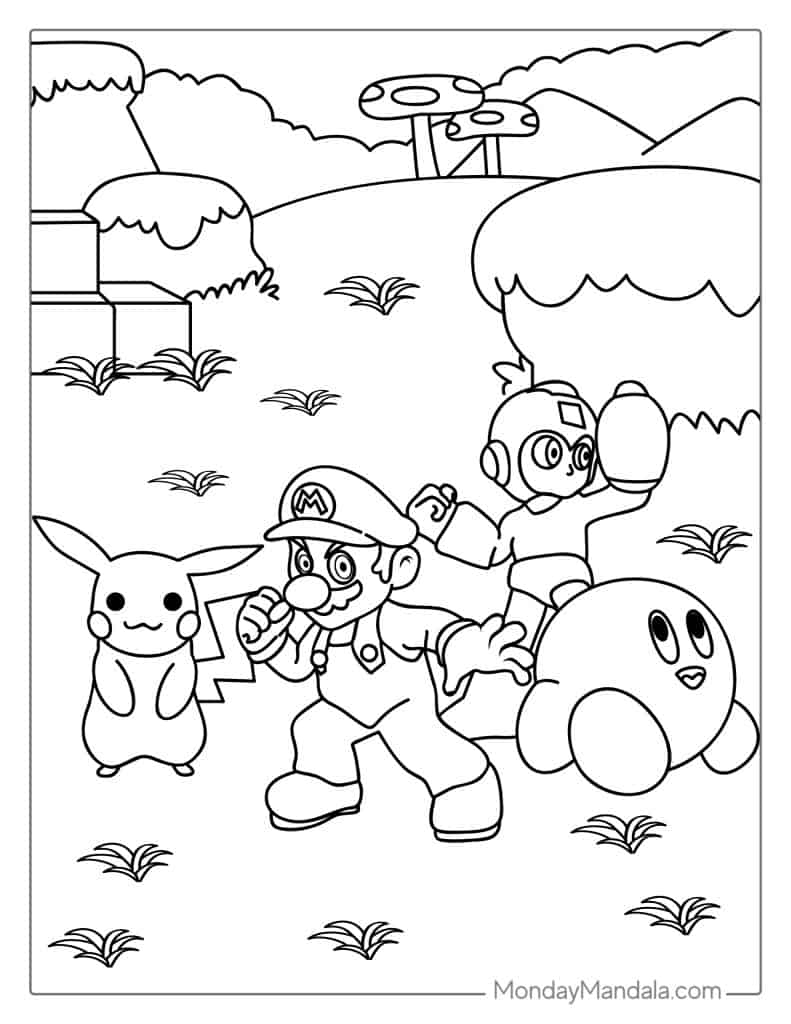50 Mario Coloring Pages Free PDF Printables 50 Mario Coloring Pages Free PDF Printables