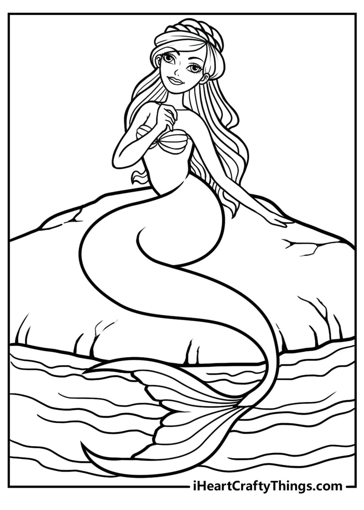 free printable coloring pages of mermaids free printable coloring pages of mermaids
