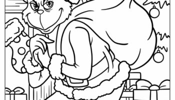 51 Grinch Coloring Pages Free PDF Printables 
