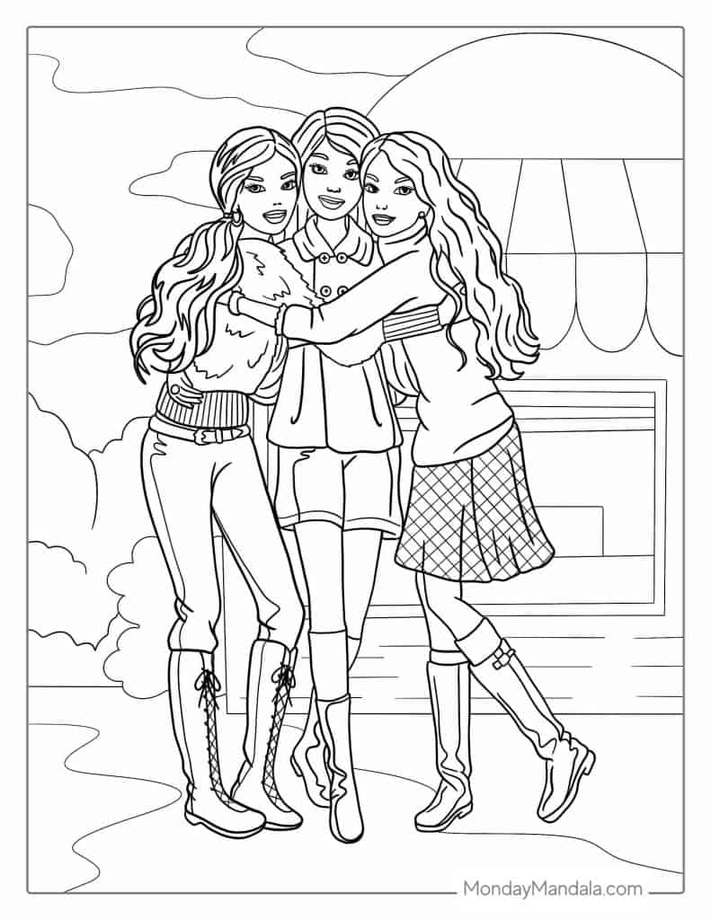 58 Barbie Coloring Pages Free PDF Printables 58 Barbie Coloring Pages Free PDF Printables