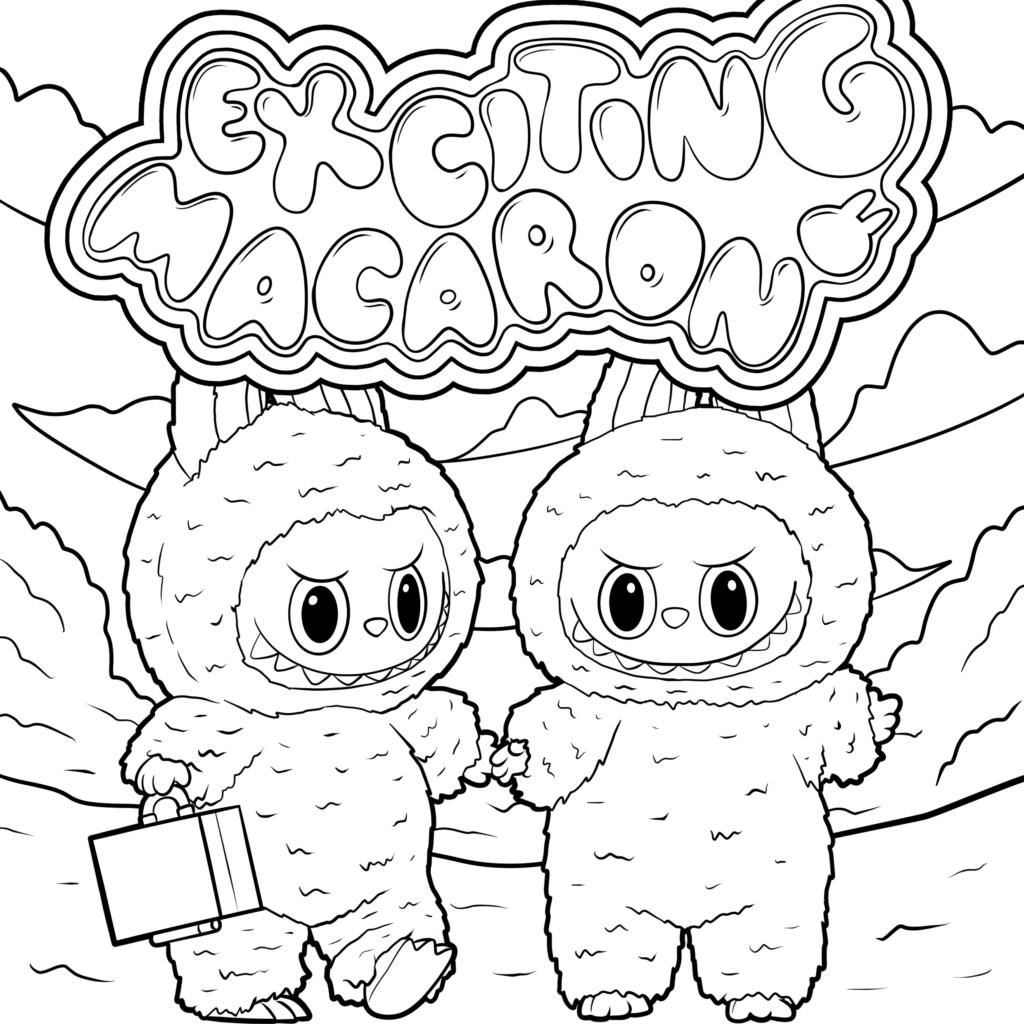 printable coloring labubu coloring pages printable coloring labubu coloring pages
