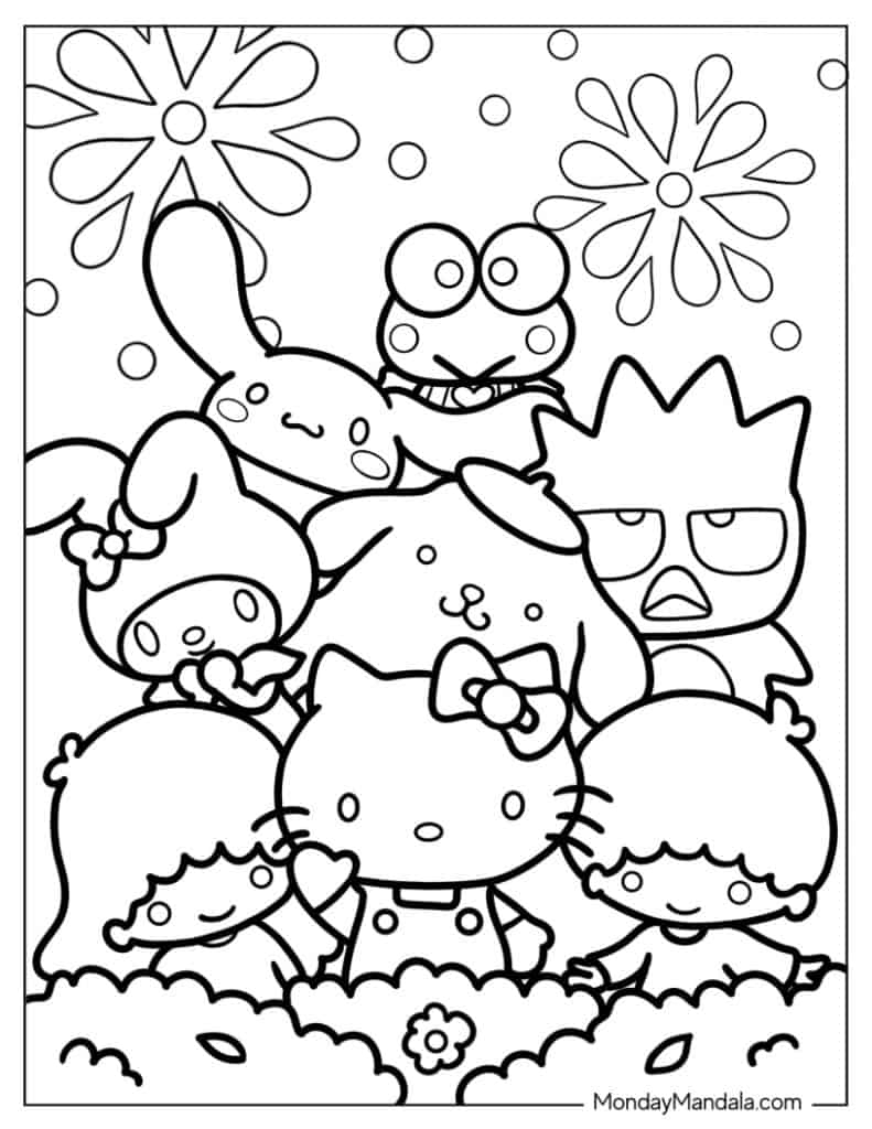 68 Hello Kitty Coloring Pages Free PDF Printables 