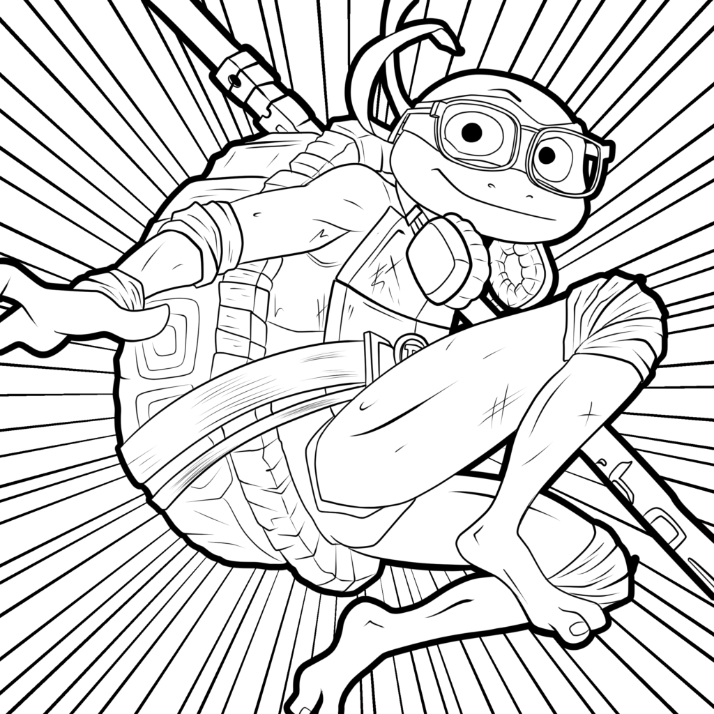 7 Tales Of The Teenage Mutant Ninja Turtles Coloring Pages TheToyZone