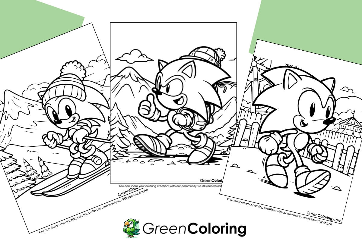 sonic boom characters coloring pages