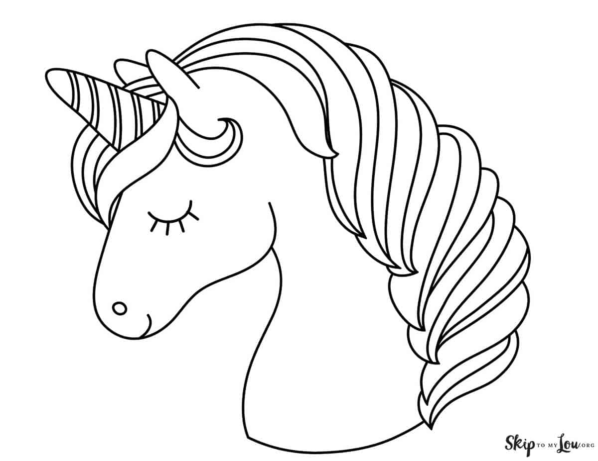 unicorn coloring pages free printable