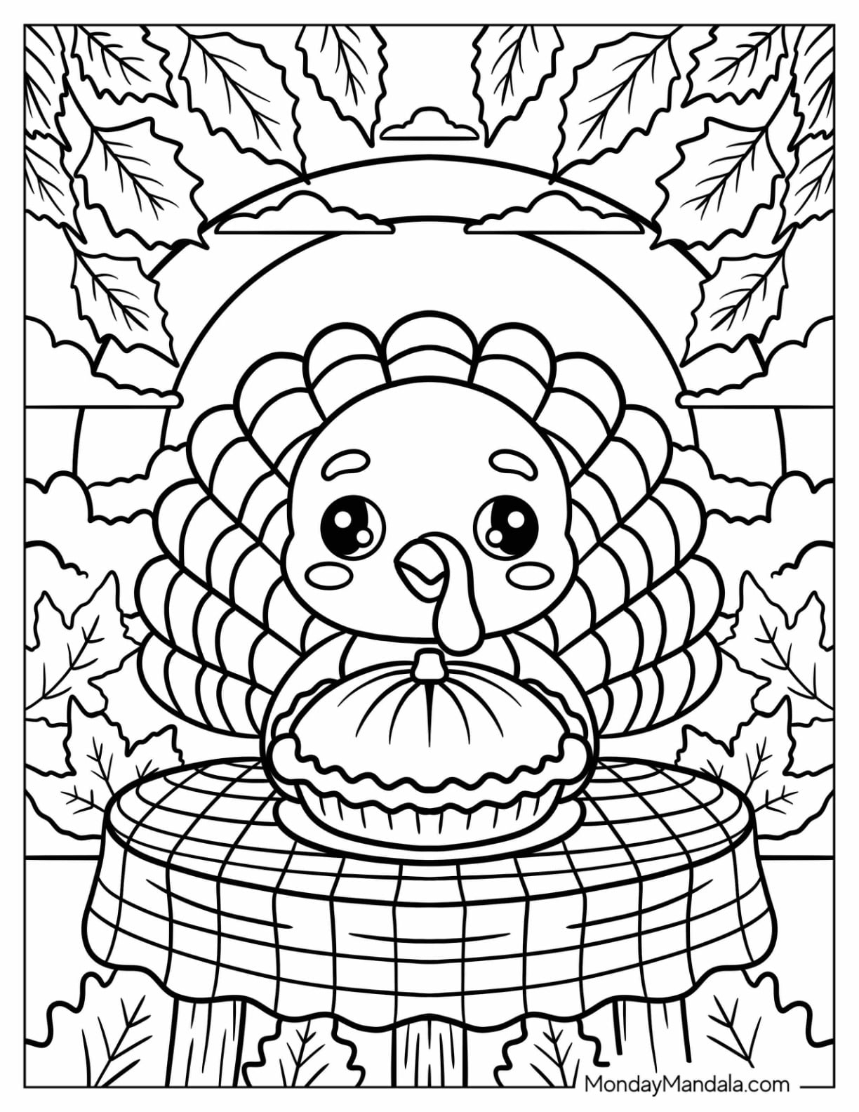 thanksgiving coloring pages for free printable