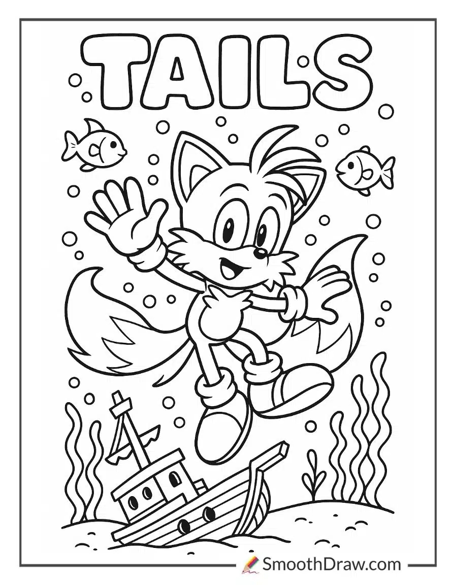 sonic 3 characters coloring pages