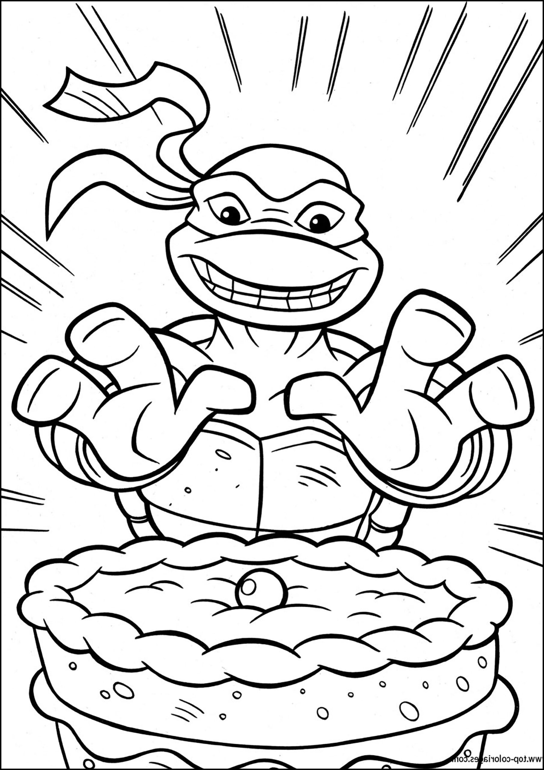 printable ninja turtle coloring pages